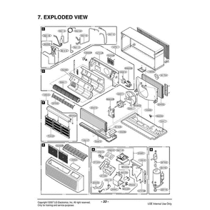 Part Location Diagram of 6750U-L014A LG OVERLOAD PROTECT