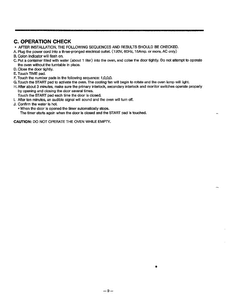 Operation Check Diagram and Parts List for MA-1164M  LG Microwave