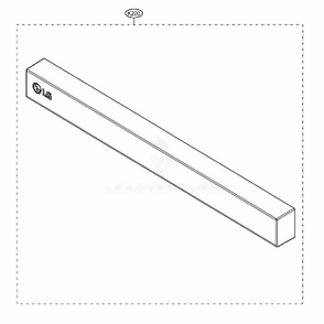 Panel Assembly Diagram and Parts List for LDP6810BD ABDESNA LG Dishwasher