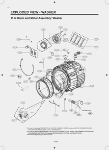 Diagram 5 Diagram and Parts List for W3S1CVK2RNS ARREEUS LG Washer Dryer Combo