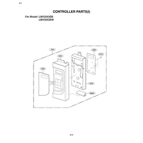 Section 2 Diagram and Parts List for LMV2053SW AWHELGA LG Microwave Oven Combo