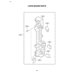 Section 4 Diagram and Parts List for LMVM2075SW AWHELGA LG Microwave Oven Combo