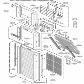 Part Location Diagram of EAU60659716 LG MOTOR ASSEMBLY,DC,STEPPING