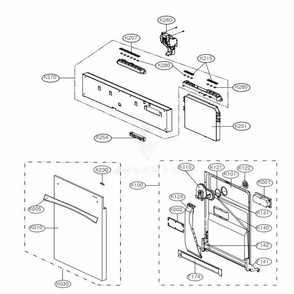 Part Location Diagram of MEB64214401 LG HANDLE