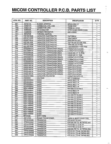 Complete Microwave Assembly Page 10 Diagram and Parts List for MA-1164M  LG Microwave