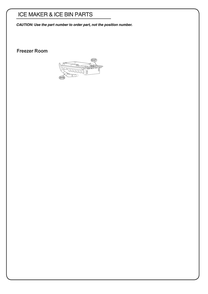 Ice Maker And Ice Bin Parts Diagram and Parts List for GR-B288NSUM ASTCSE2 LG Refrigerator