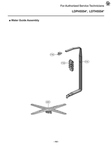 Diagram 6 Diagram and Parts List for LDPH5554D ABDESNA LG Dishwasher