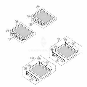 Refrigerator Parts Diagram and Parts List for 78099 AWB1SER LG Refrigerator