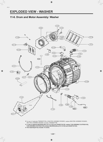 Diagram 5 Diagram and Parts List for W3S1CVK2NNS ANSEEUS LG Washer