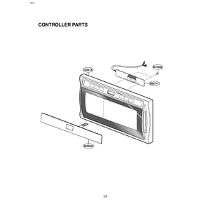 Section 4 Diagram and Parts List for LRMM1430SW AWHELGA LG Microwave Oven Combo