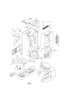 Part Location Diagram of EBR77042501 LG PCB ASSEMBLY,MAIN