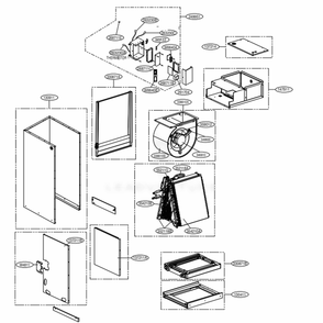 Part Location Diagram of 6871A20912D LG PCB ASSEMBLY,MAIN
