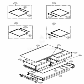 Part Location Diagram of AJP75235010 LG TRAY ASSEMBLY,VEGETABLE