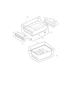 Part Location Diagram of AJP73574504 LG TRAY ASSEMBLY,DRAWER