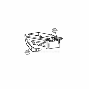 Ice Maker And Ice Bin Parts Diagram and Parts List for LMWS27626S ASTCNA2 LG Refrigerator