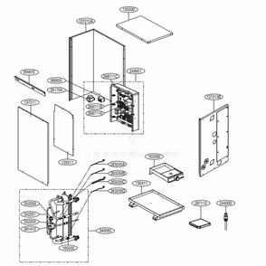 Part Location Diagram of MAZ62564502 LG BRACKET