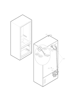 Tub And Valve Parts Diagram and Parts List for LMXS27626D 01 LG Refrigerator