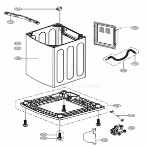 Part Location Diagram of AGF76283894 LG PACKAGE ASSEMBLY,C/SKD