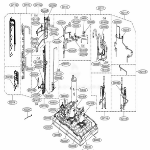 Main 3 Diagram and Parts List for ARUB145DTE4 AWGBLUS LG Air Conditioner