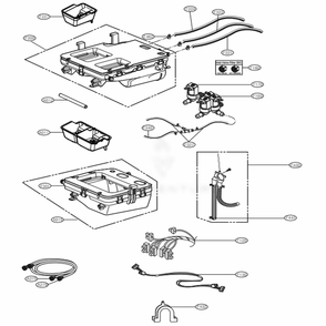 Dispenser Assembly Diagram and Parts List for WM9000HVA ASSEEUS LG Washer