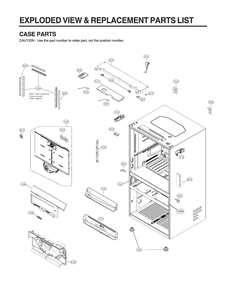 Part Location Diagram of AEH74556302 LG HINGE ASSEMBLY,CENTER