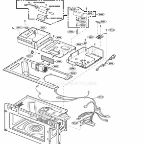 Interior Parts 2 Diagram and Parts List for DOTRC17SS ASBEDOM LG Range