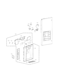 Part Location Diagram of EBR60388510 LG PCB ASSEMBLY,SUB