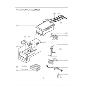 Part Location Diagram of 6877ER1044G LG Harness,Multi