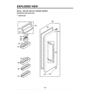 Section 6 Diagram and Parts List for LRSC21935TT ATICLGB LG Refrigerator