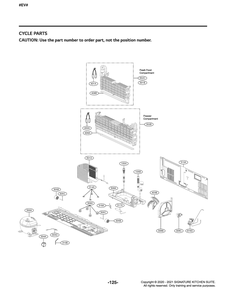 Cycle Parts Diagram and Parts List for GR-J308MKRM ASBCNA1 LG Refrigerator