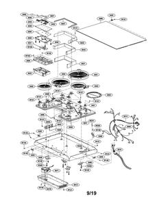 Part Location Diagram of EBR84545002 LG PCB ASSEMBLY,MAIN