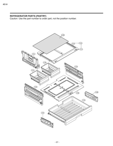 Refrigerator Parts 2 Diagram and Parts List for GM-B268NSNP ASTCNA0 LG Refrigerator