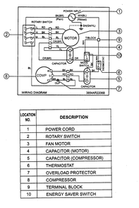 Wiring Diagram Diagram and Parts List for LW-C1211CL  LG Air Conditioner