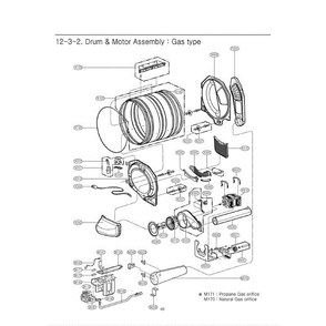 Section 3 Diagram and Parts List for DLG5988SM ATTEEUS LG Dryer
