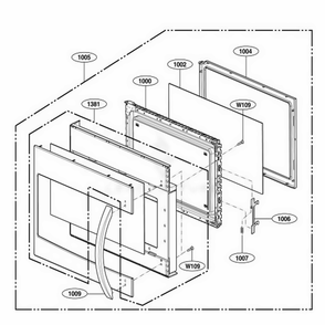 Part Location Diagram of AGM73851201 LG PARTS ASSEMBLY