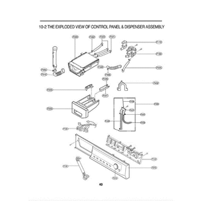 Section 3 Diagram and Parts List for WD-3274RHD AOWEEUS LG Washer