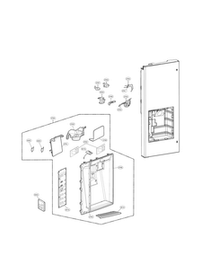 Part Location Diagram of EBR76249302 LG PCB ASSEMBLY,DISPLAY