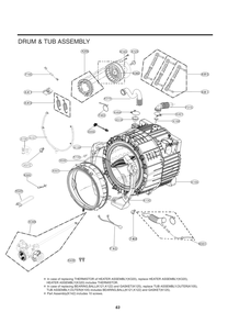 Part Location Diagram of ACV72909503 Whirlpool Friction Damper Assembly