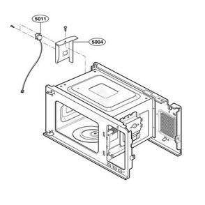 Sensor Parts Diagram and Parts List for 64289 ABKESEA LG Wall Oven