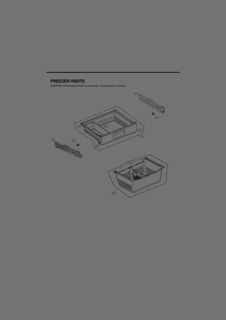 Freezer Parts Diagram and Parts List for GR-B318LSJM ASTCNA2 LG Refrigerator