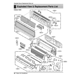 Section 1 Diagram and Parts List for LA141CP AMRAEUS LG Air Conditioner