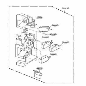 Latch Board Parts Diagram and Parts List for YKHMC107EWH0 WHEKAC LG Range