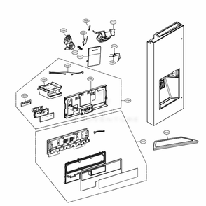Part Location Diagram of MDR62602201 LG FUNNEL