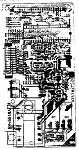Power And Control Circuit Board Diagram and Parts List for 7218954990  Kenmore Microwave