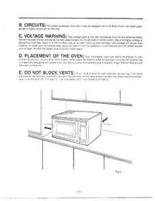 Installation Page 2 Diagram and Parts List for MH-1355M  LG Microwave