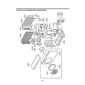 Section 1 Diagram and Parts List for LM-2430H2L AMB6EUS LG Air Conditioner