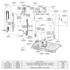 Part Location Diagram of EBD62165601 LG SENSOR,PRESSURE