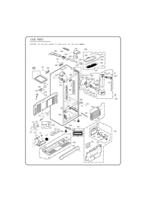 Part Location Diagram of MCK68187601 LG COVER,HINGE