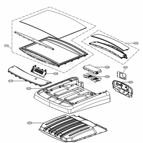 Part Location Diagram of AGL74277106 LG PANEL ASSEMBLY,REAR