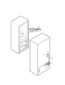 Ice And Water Parts Diagram and Parts List for LMC25780SB  LG Refrigerator